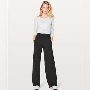 Lululemon black take it easy pant